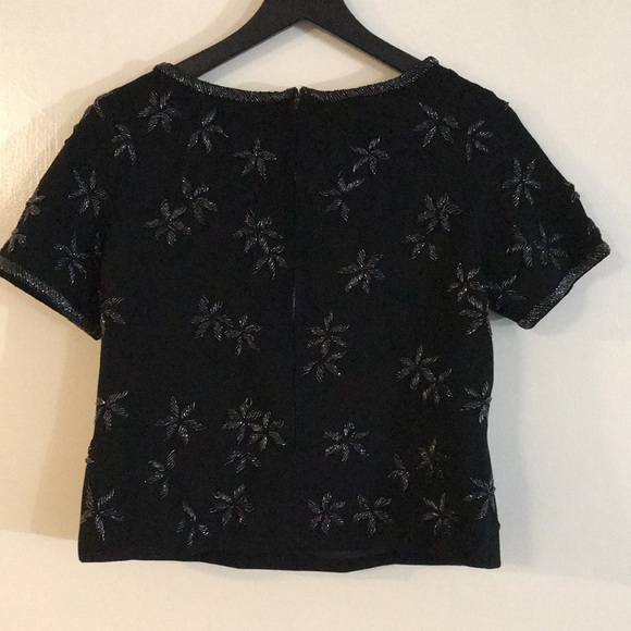 Vintage Imagnin & Co Beaded Wool Top - Picture 6 of 9